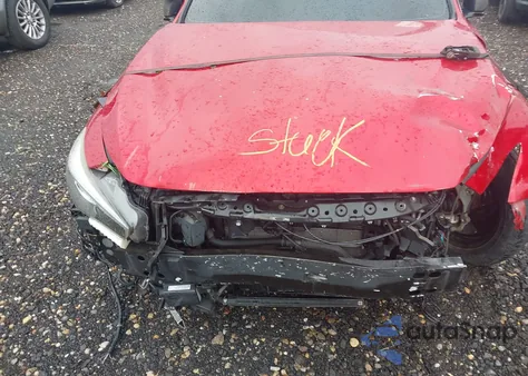 2018 Infiniti Q50 3.0T Red Sport 400 z USA, uszkodzony, nr VIN JN1FV7AR9JM700114